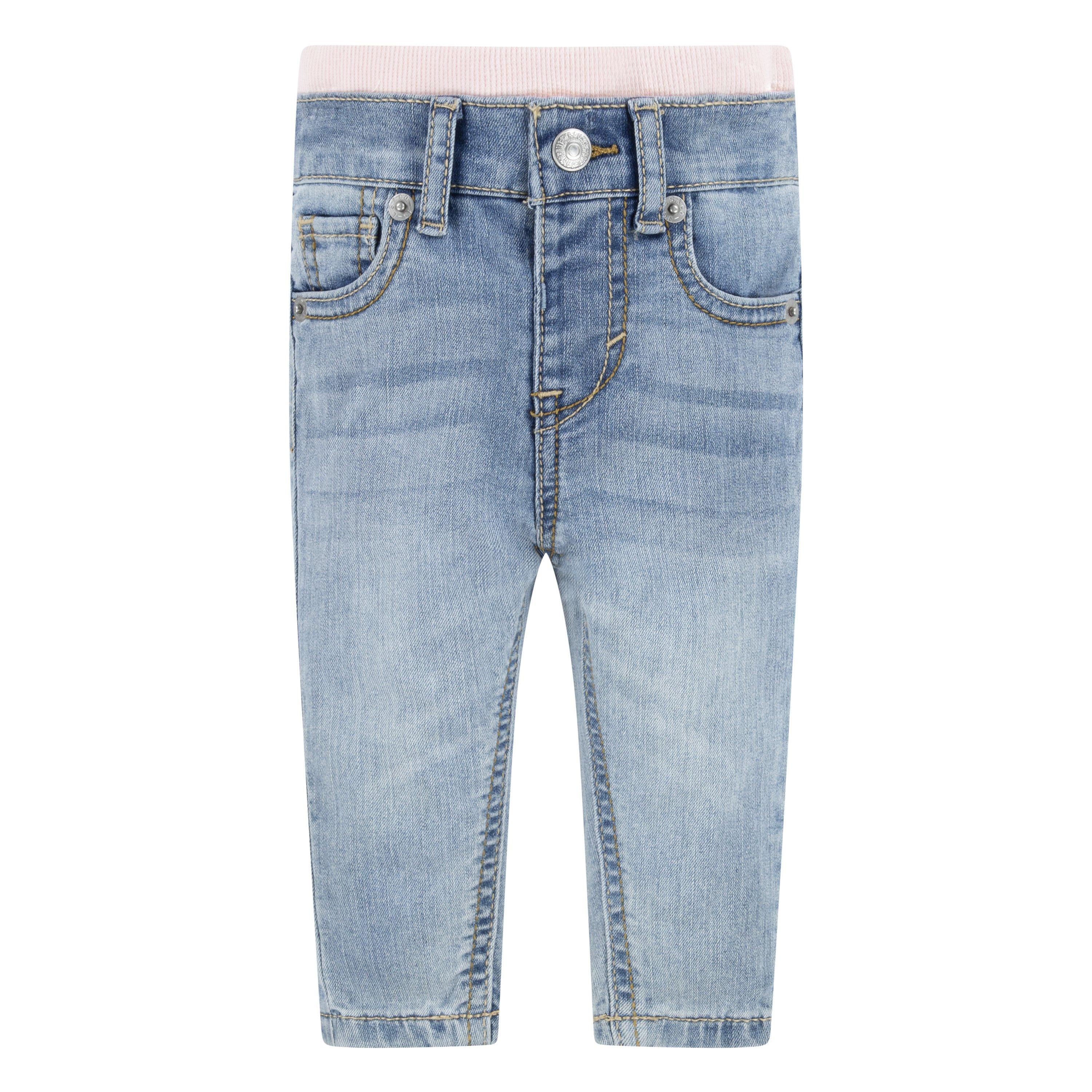 Levi's Baby Girls' Brandi Skinny Fit Murphy Light Blue Wash Denim Jeans - LIGHT BLUE
